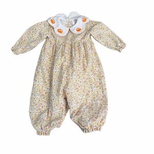 Cecil and Lou 18 month pumpkin romper